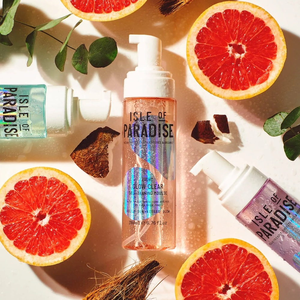 Isle of Paradise Glow Clear Self-Tanning Mousse - Dark Full Size NWOB - Picture 2 of 10